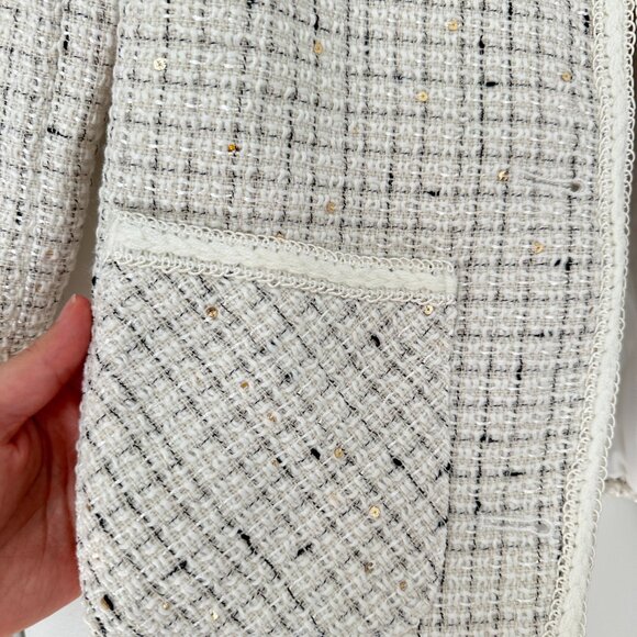 Plaid Pattern Jacket, Elegant Long Sleeve - Picture 7 of 9